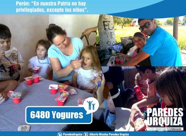 Photo of Paredez Urquiza hace campaña con yogures para los niños y no habla de los 15 millones que le dio a Barroso