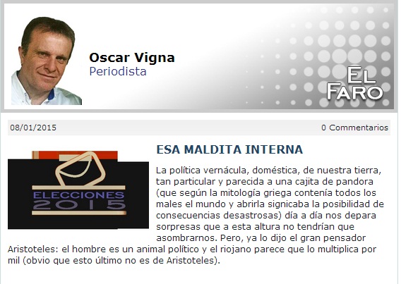 Photo of POR OSCAR VIGNA: «ESA MALDITA INTERNA»