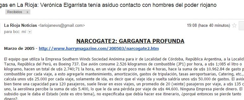Photo of Fuerza Cívica Riojana inicia violenta campaña vía mail contra el oficialismo instalando el tema drogas