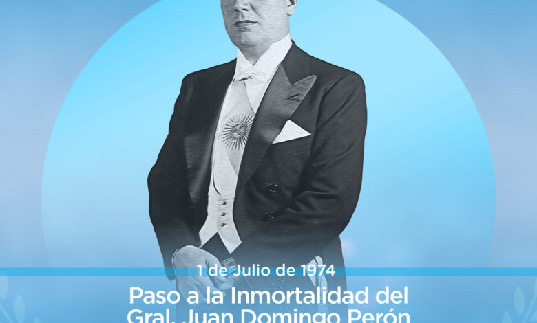 Photo of 1 DE JULIO DE 1974: EL DÍA QUE ENLUTÓ EL PAÍS