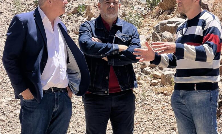 Photo of Galeano visito el avance de obra del Parque acuático