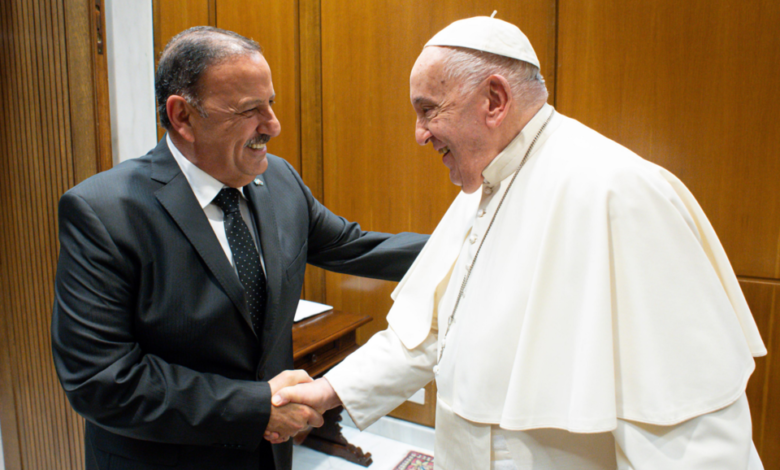 Photo of Ricardo Quintela se reunió con el Papa Francisco en el Vaticano
